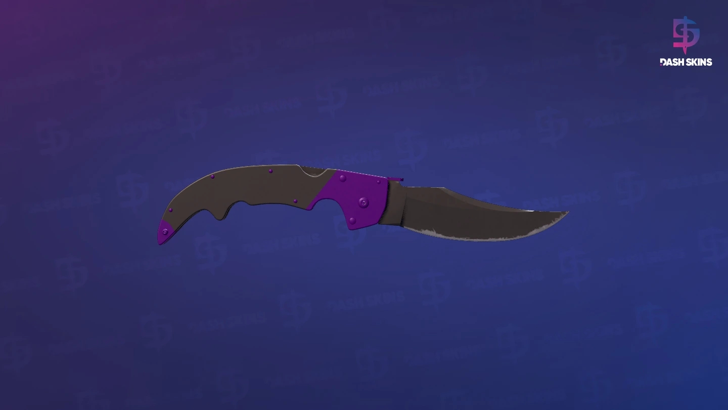 ★ Falchion Knife | Ultraviolet (Field-Tested) Screenshot Playside
