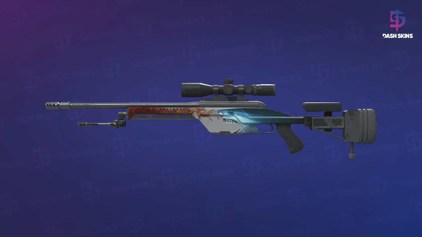 SSG 08 | Blood in the Water (Factory New) Screenshot Playside