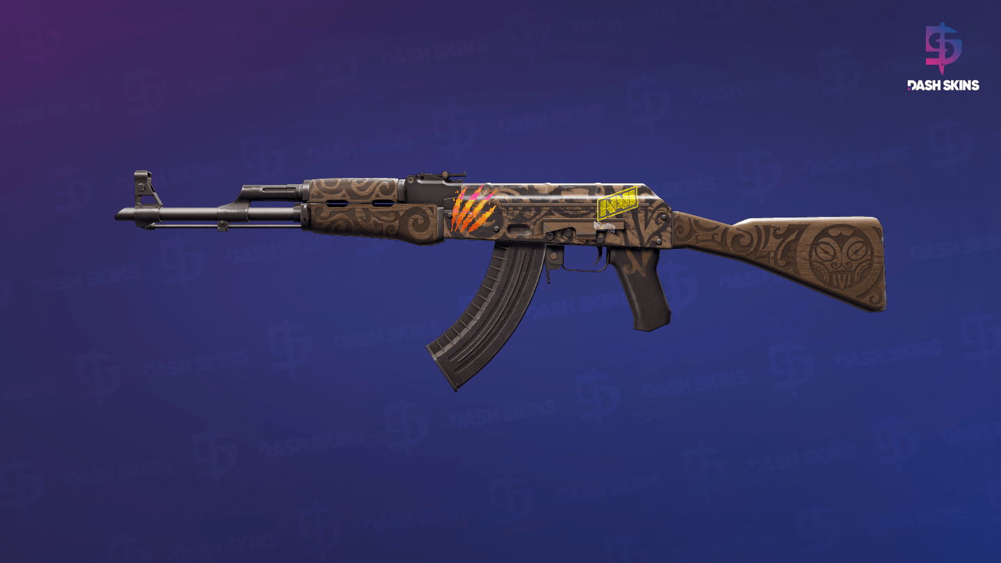 AK-47 | Uncharted (Minimal Wear) Screenshot Playside