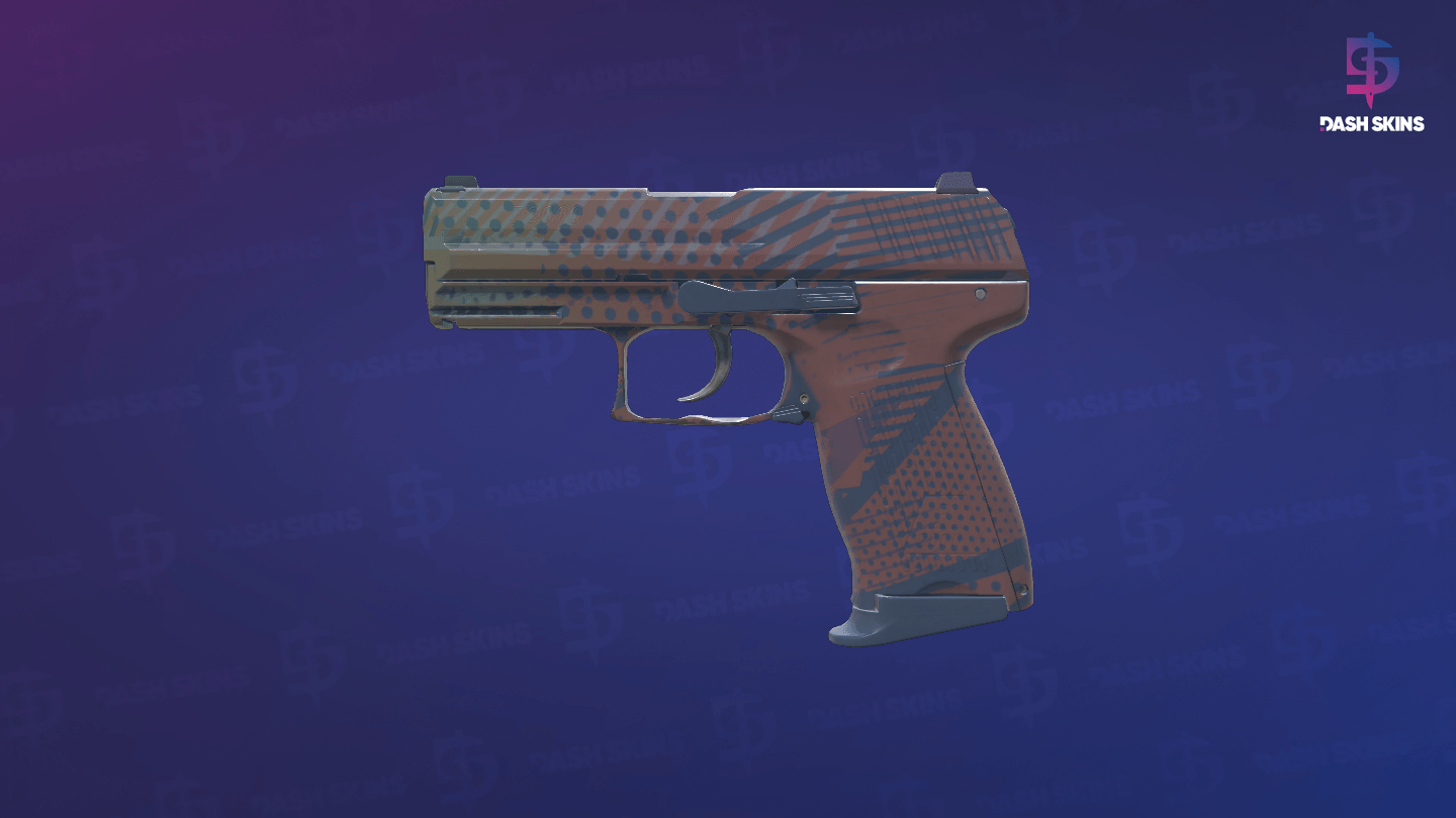 P2000 | Coral Halftone (Factory New) Screenshot Playside