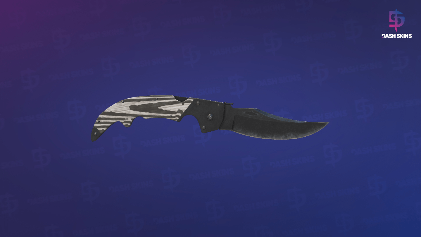 ★ Falchion Knife | Black Laminate (Minimal Wear) Screenshot Playside