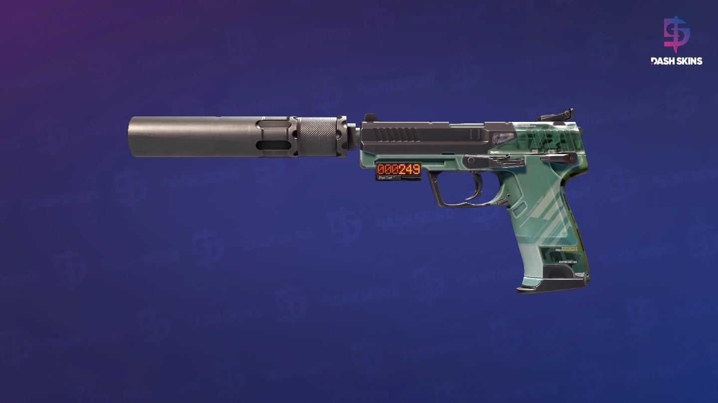 StatTrak™ USP-S | PC-GRN (Minimal Wear) Screenshot Playside