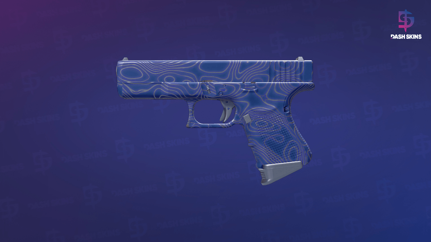 Glock-18 | Ocean Topo (Factory New) Screenshot Playside