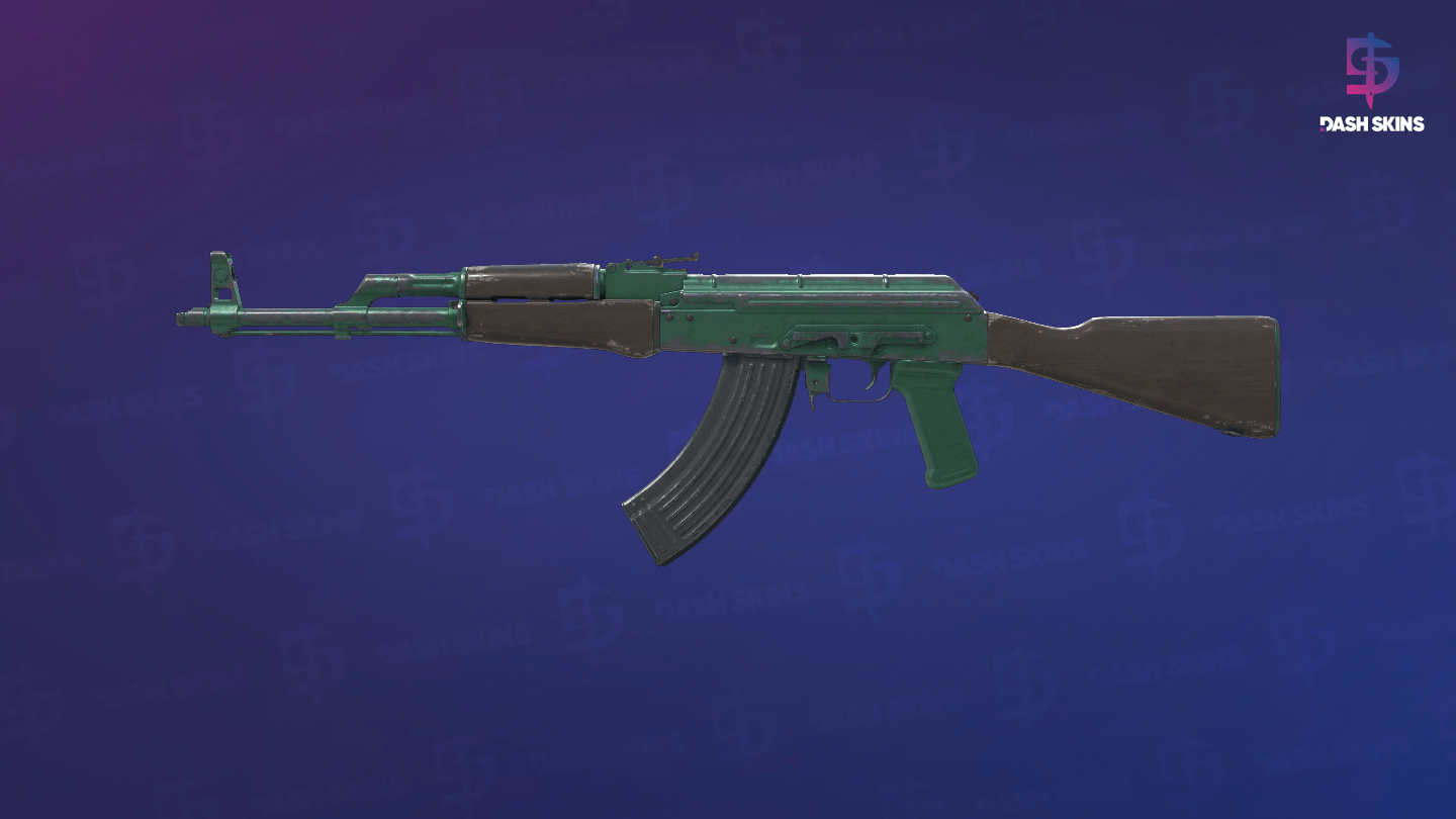 AK-47 | Wintergreen (Battle-Scarred) Screenshot Playside