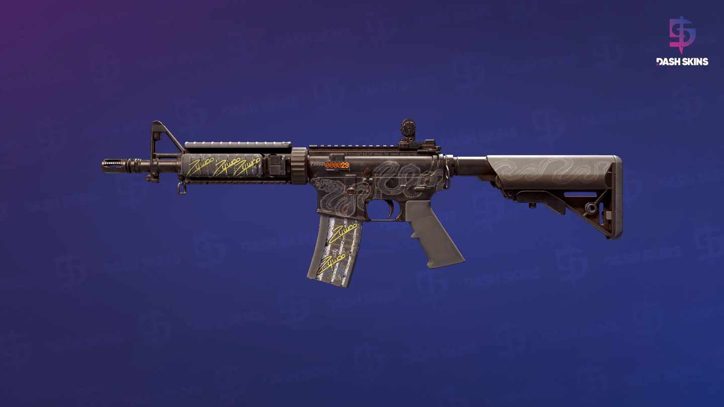 StatTrak™ M4A4 | Etch Lord (Field-Tested) Screenshot Playside