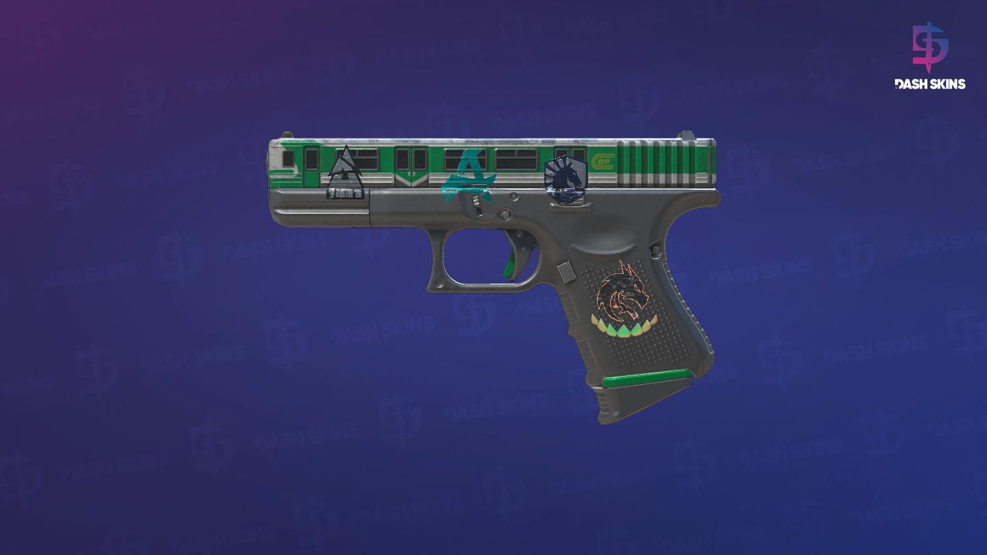 Glock-18 | Green Line (Minimal Wear) Screenshot Playside