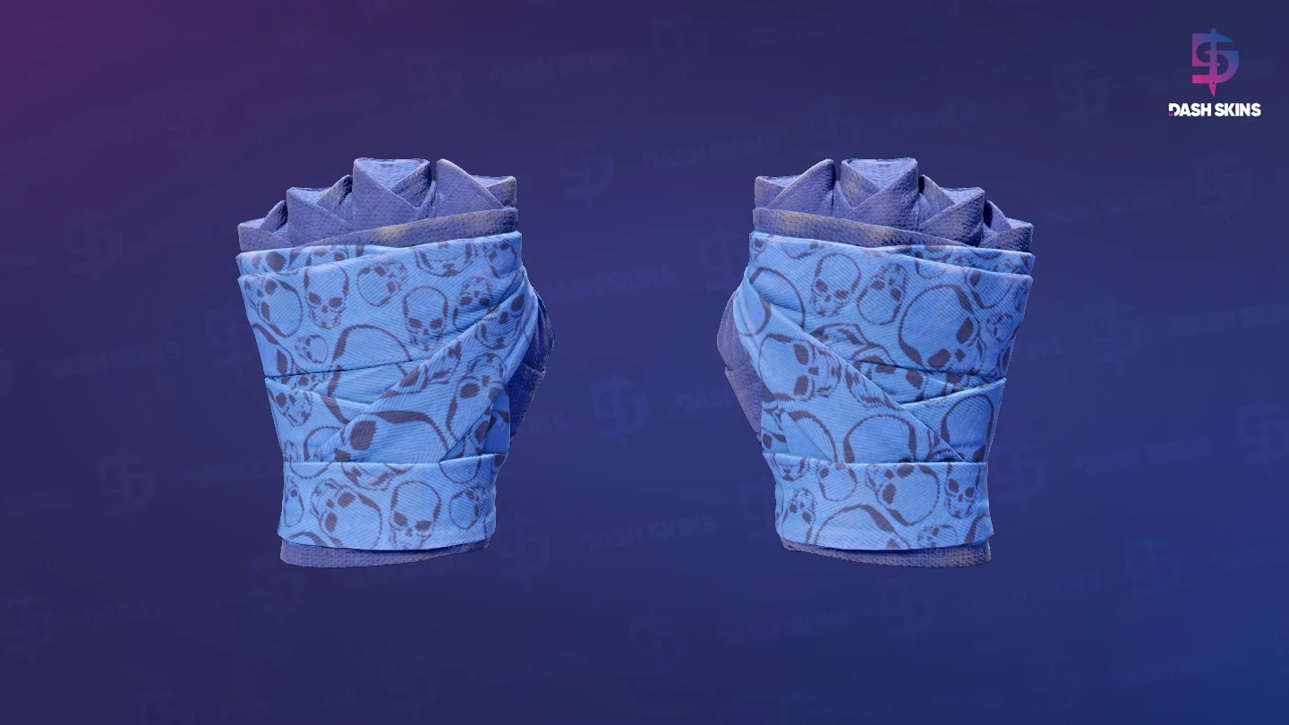 ★ Hand Wraps | Cobalt Skulls (Field-Tested) Screenshot Playside