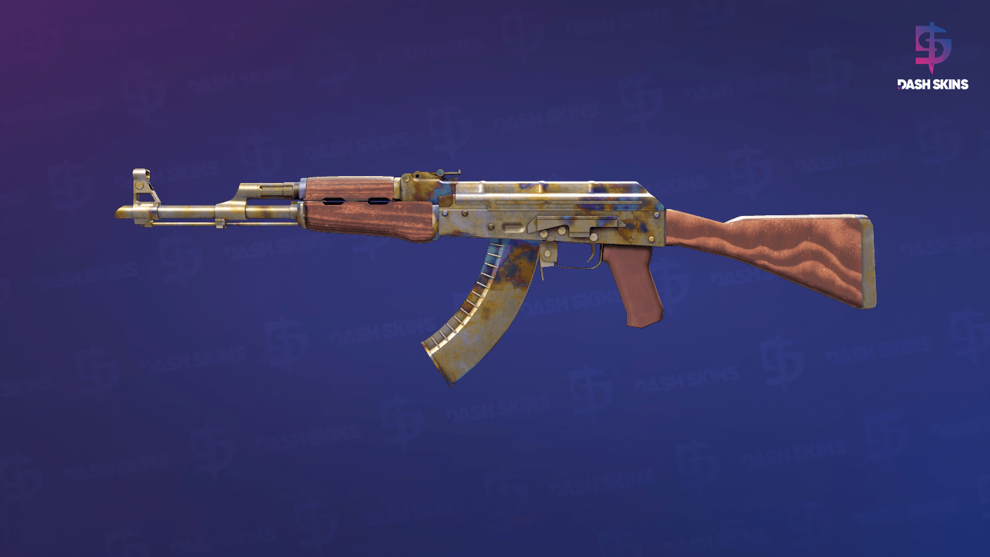 AK-47 | Case Hardened (Well-Worn) Screenshot Playside