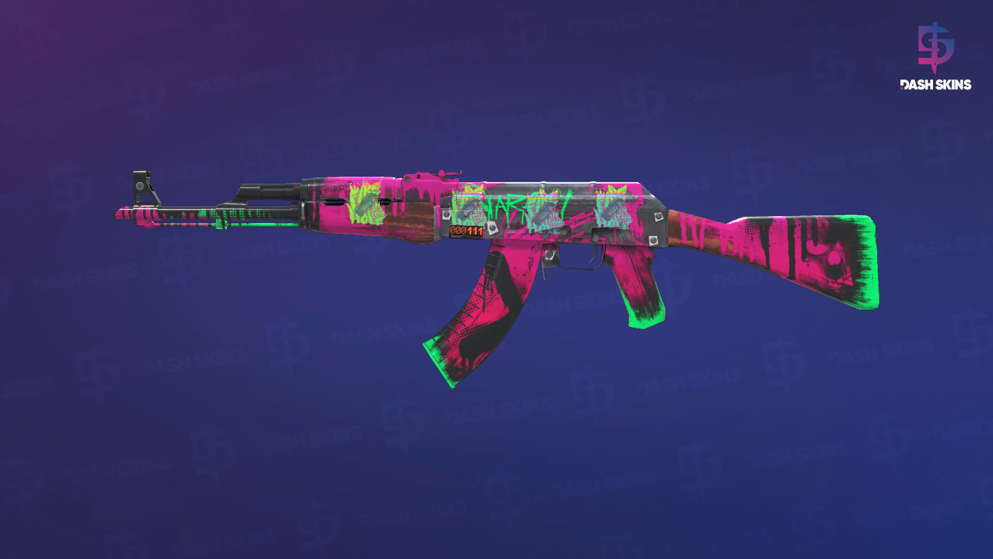 StatTrak™ AK-47 | Neon Revolution (Factory New) Screenshot Playside