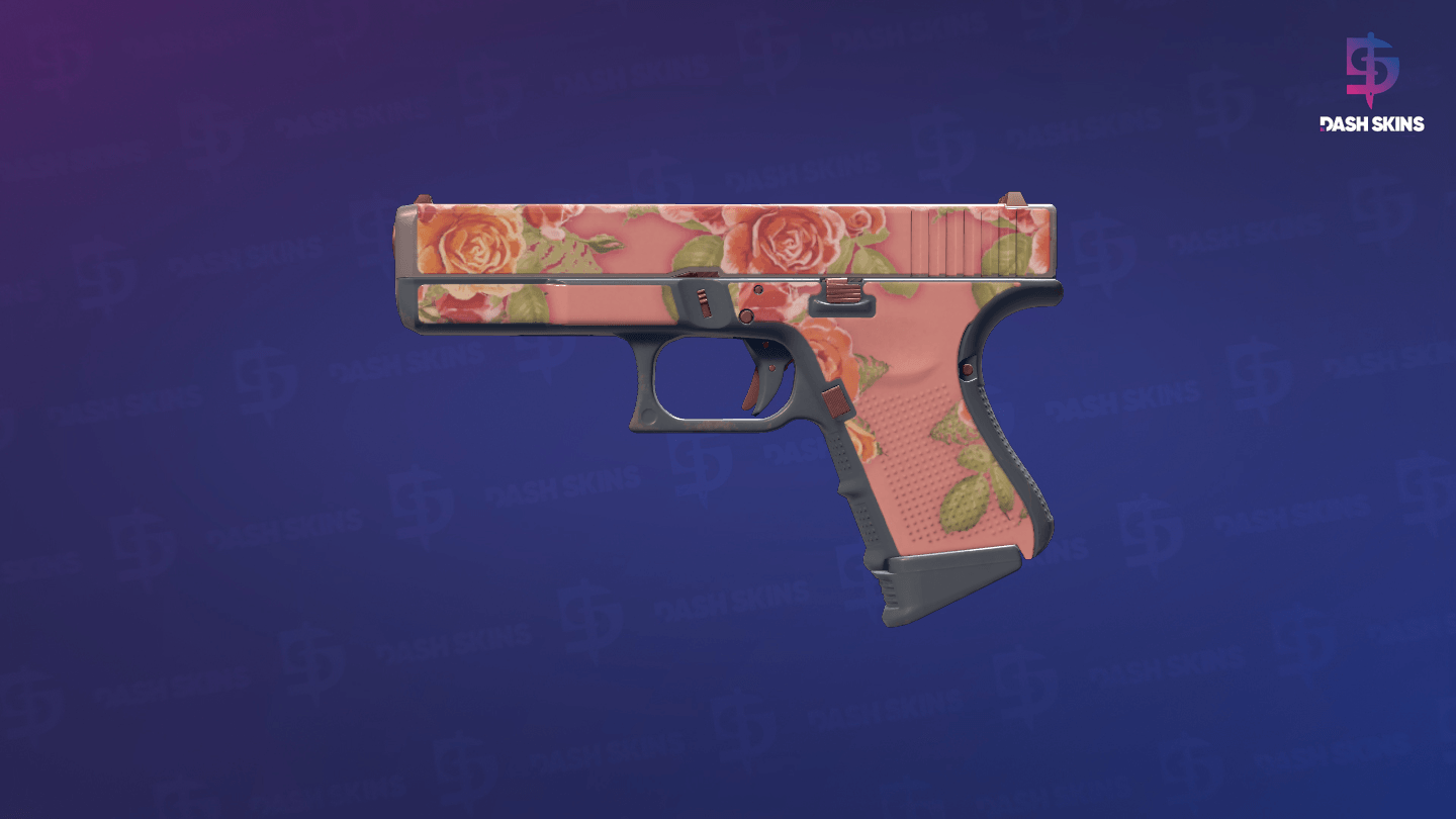 Glock-18 | Coral Bloom (Minimal Wear) Screenshot Playside