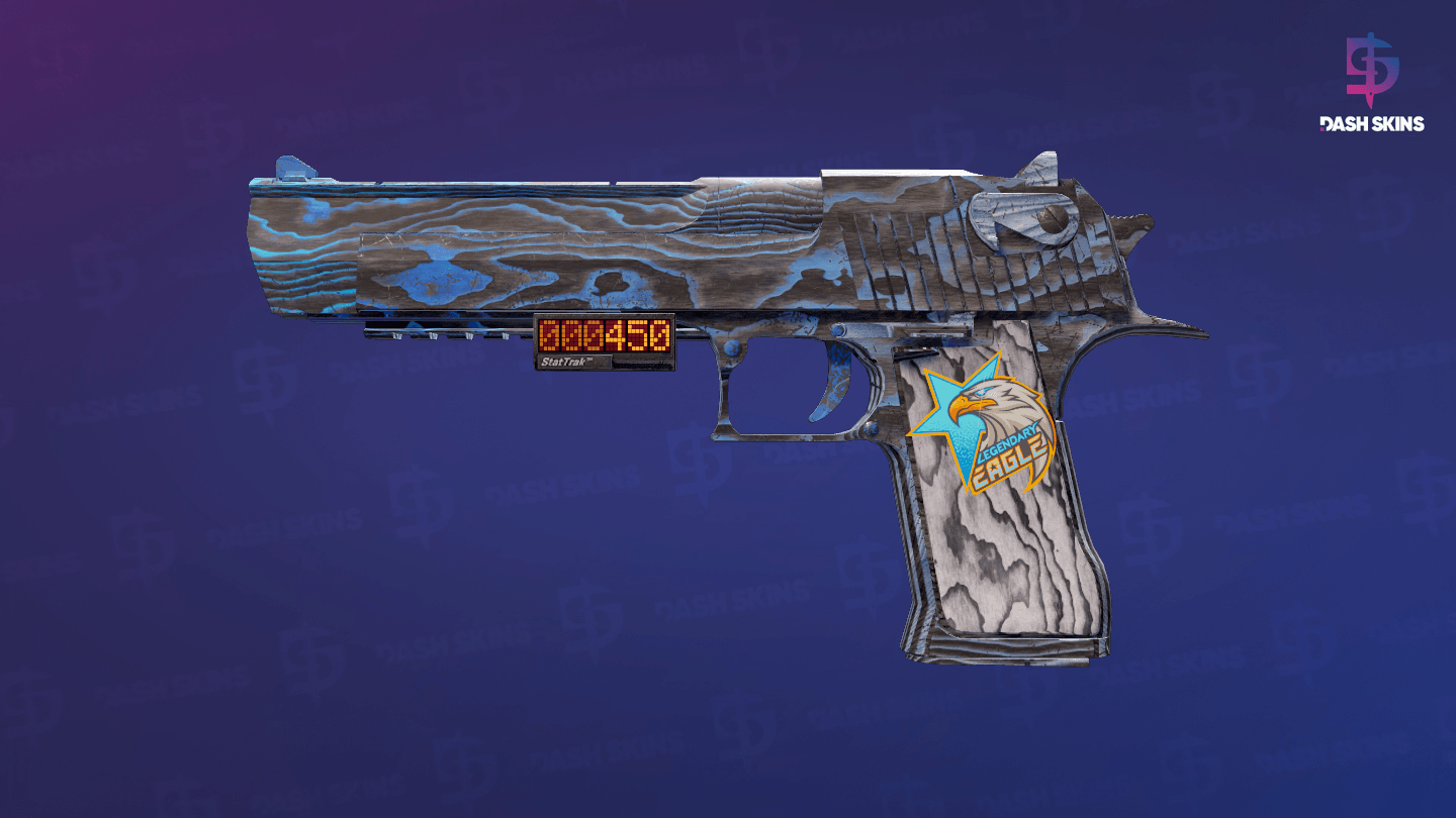 StatTrak™ Desert Eagle | Blue Ply (Well-Worn) Screenshot Playside
