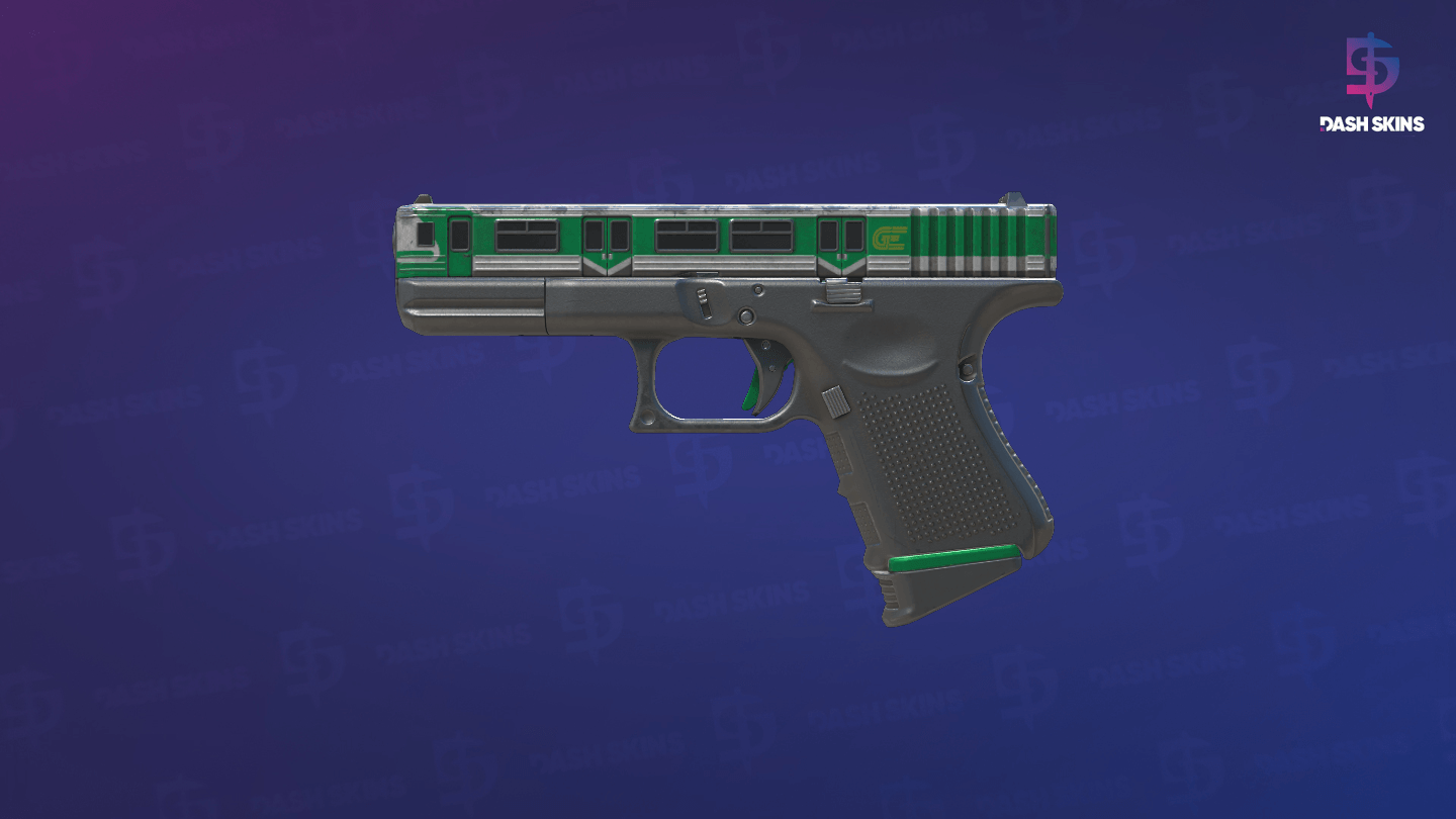 Glock-18 | Green Line (Minimal Wear) Screenshot Playside