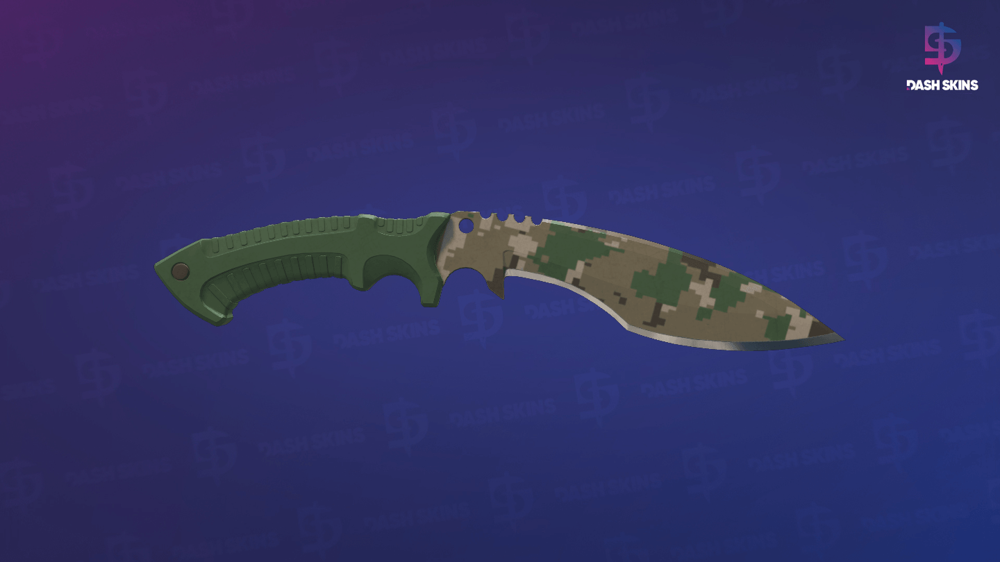 ★ Kukri Knife | Forest DDPAT (Field-Tested) Screenshot Playside