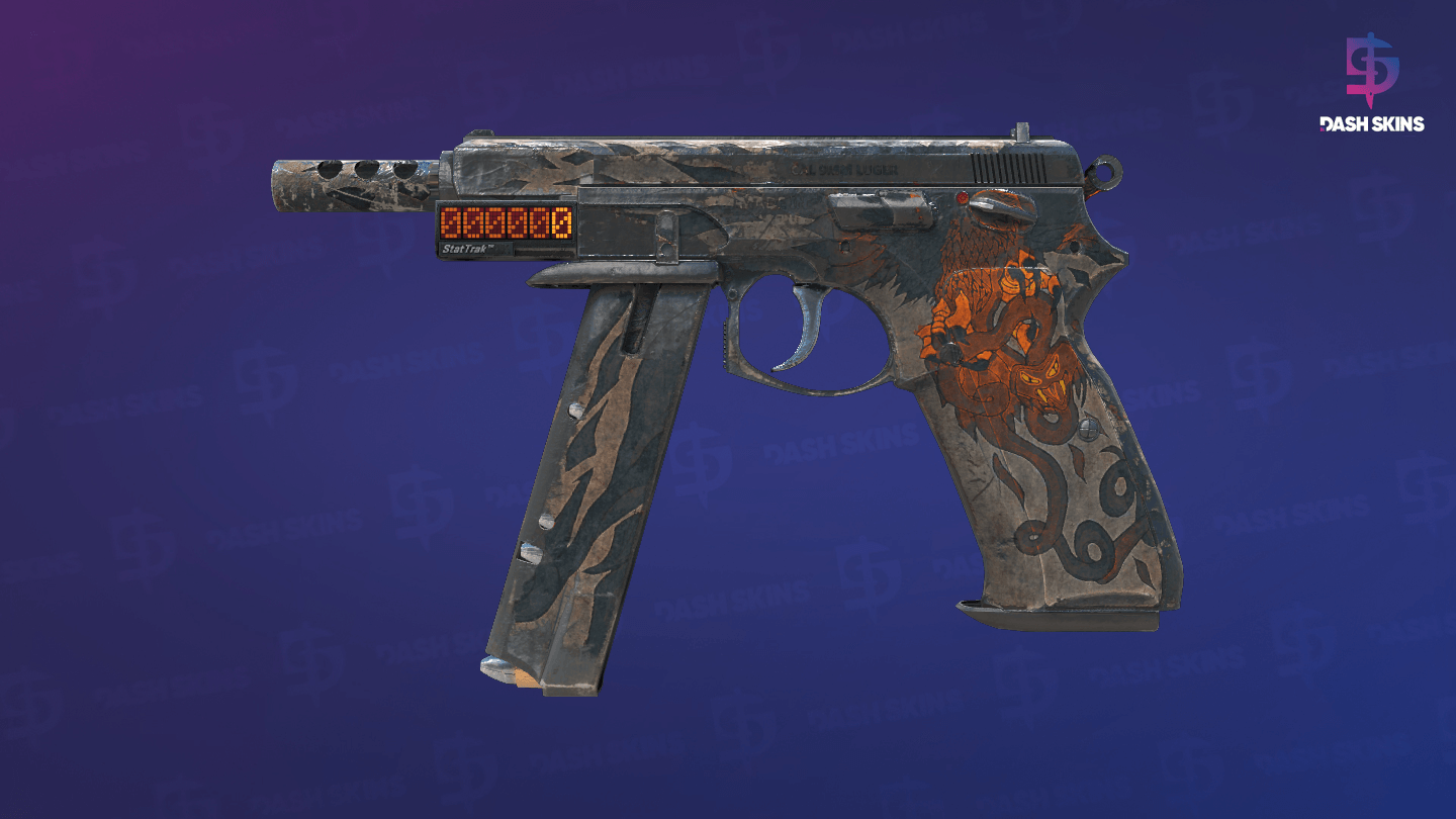 StatTrak™ CZ75-Auto | Circaetus (Battle-Scarred) Screenshot Playside