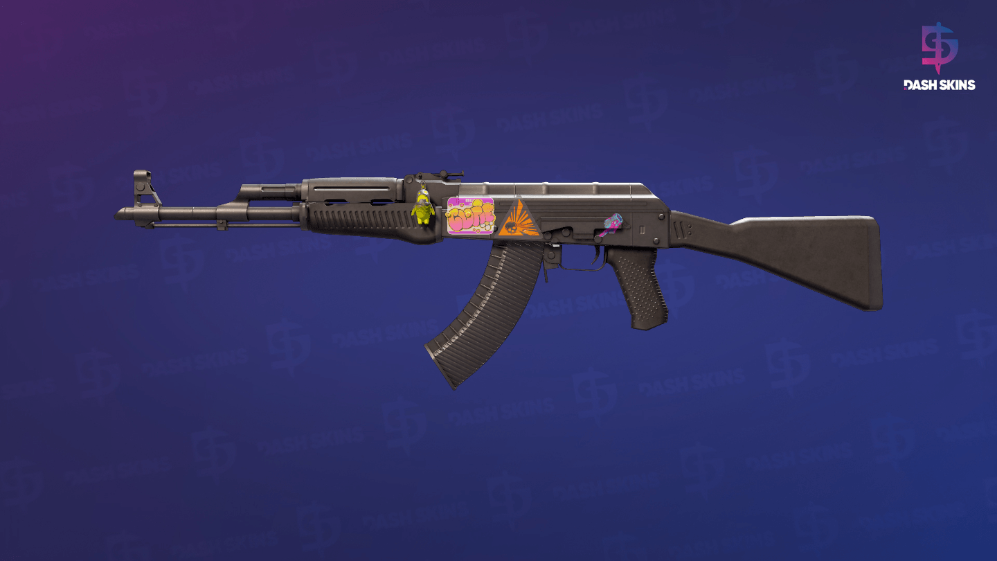 AK-47 | Slate (Well-Worn) Screenshot Playside