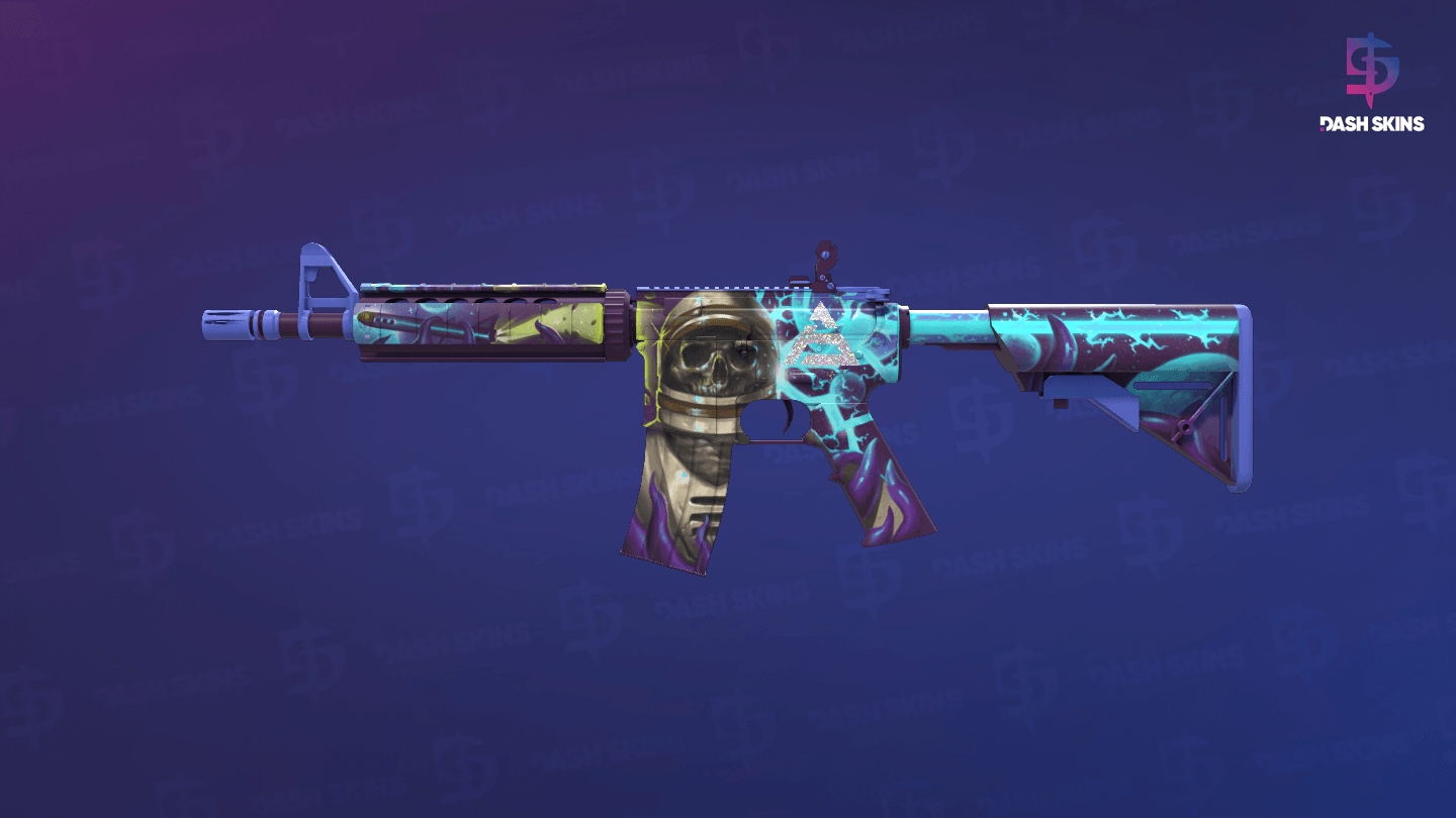 M4A4 | Desolate Space (Minimal Wear) Screenshot Playside