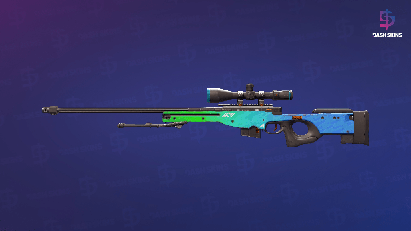 StatTrak™ AWP | Ice Coaled (Field-Tested) Screenshot Playside