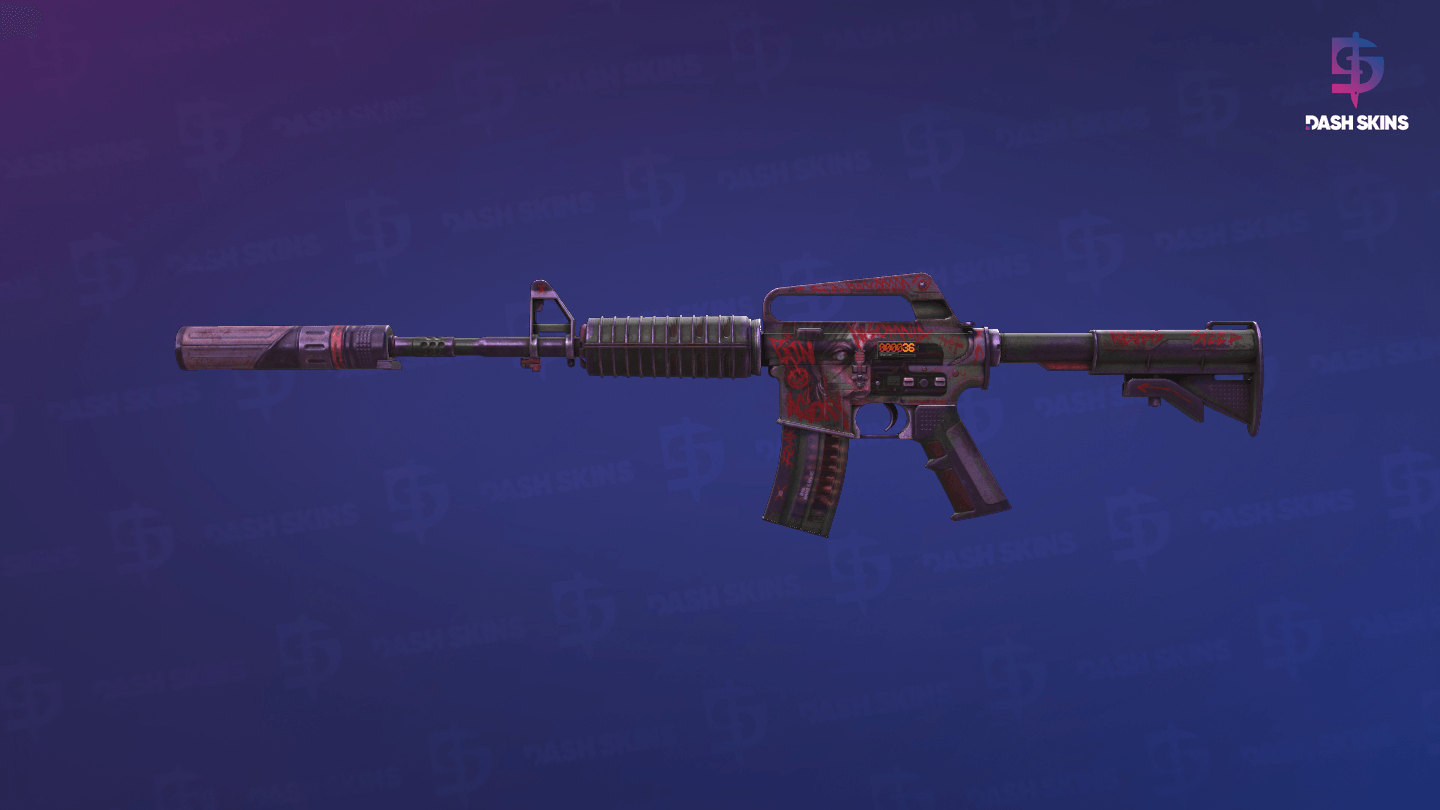 StatTrak™ M4A1-S | Night Terror (Battle-Scarred) Screenshot Playside