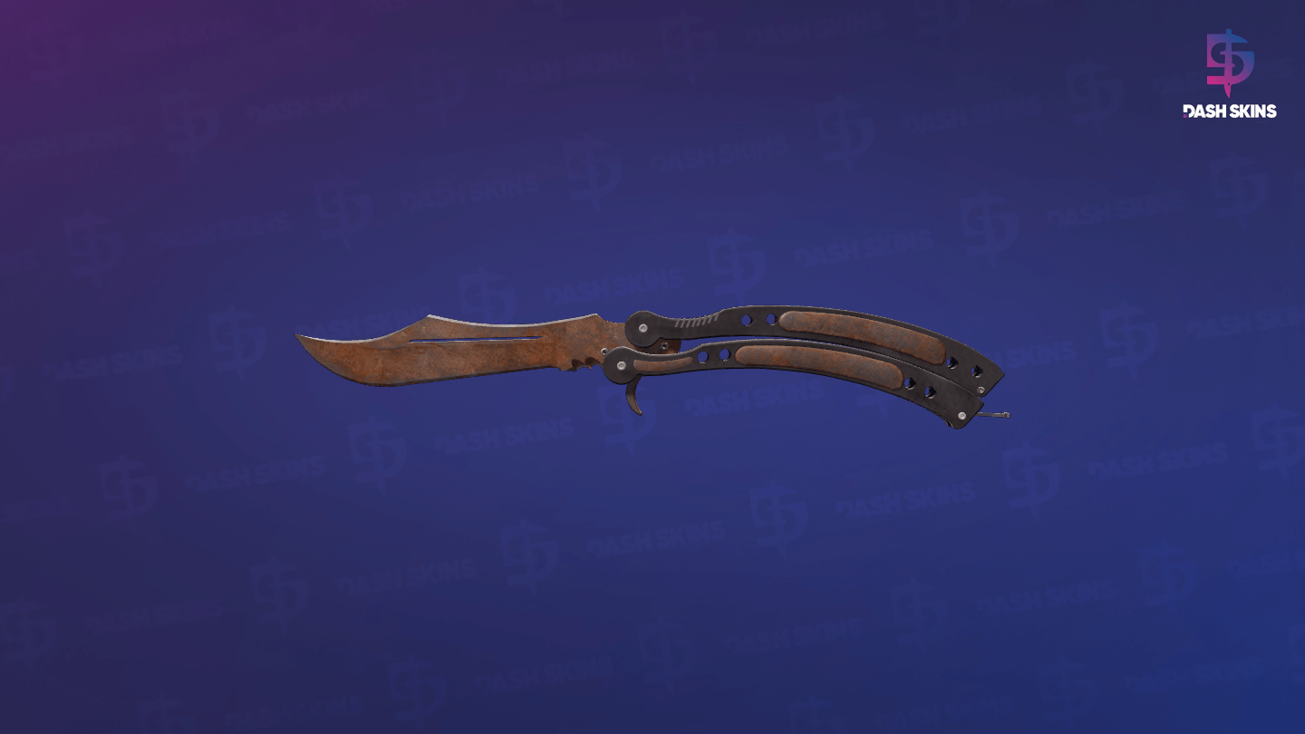 ★ Butterfly Knife | Rust Coat (Battle-Scarred) Screenshot Playside