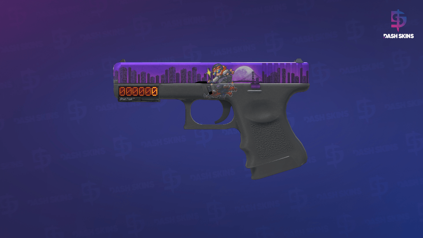 StatTrak™ Glock-18 | Moonrise (Factory New) Screenshot Playside