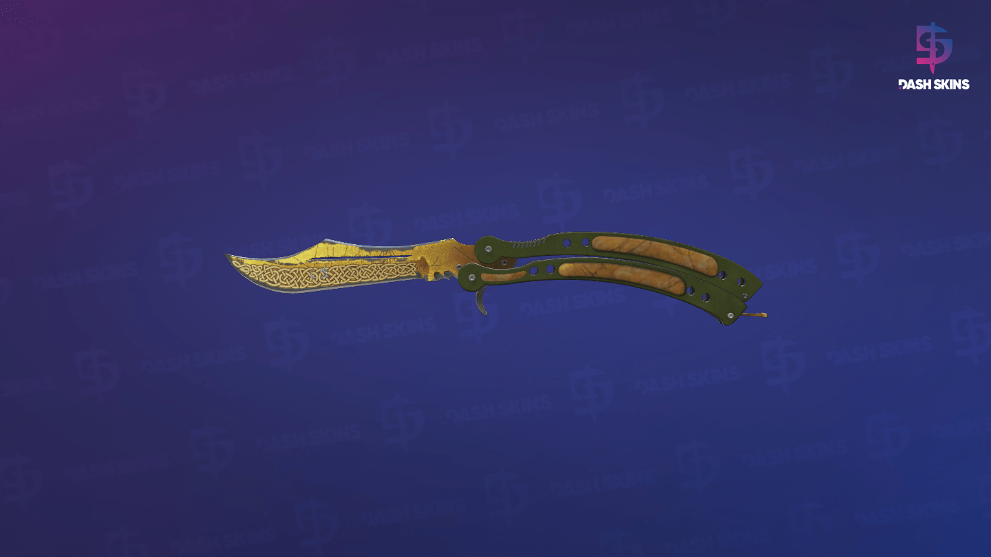 ★ StatTrak™ Butterfly Knife | Lore (Battle-Scarred) Screenshot Playside