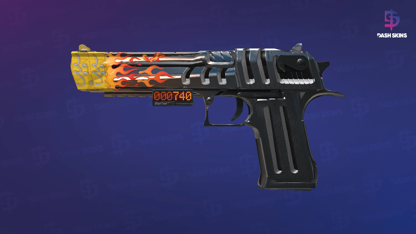 StatTrak™ Desert Eagle | Light Rail (Well-Worn) Screenshot Playside