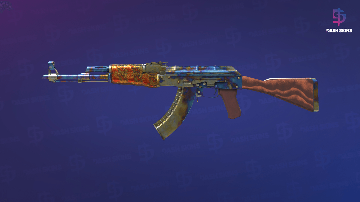 AK-47 | Case Hardened (Well-Worn) Screenshot Playside