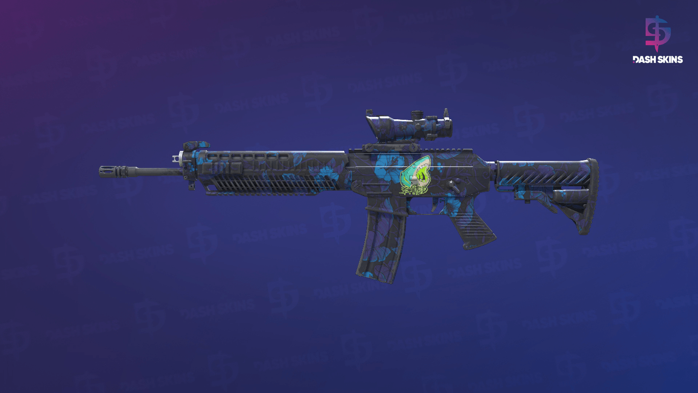 SG 553 | Aloha (Field-Tested) Screenshot Playside