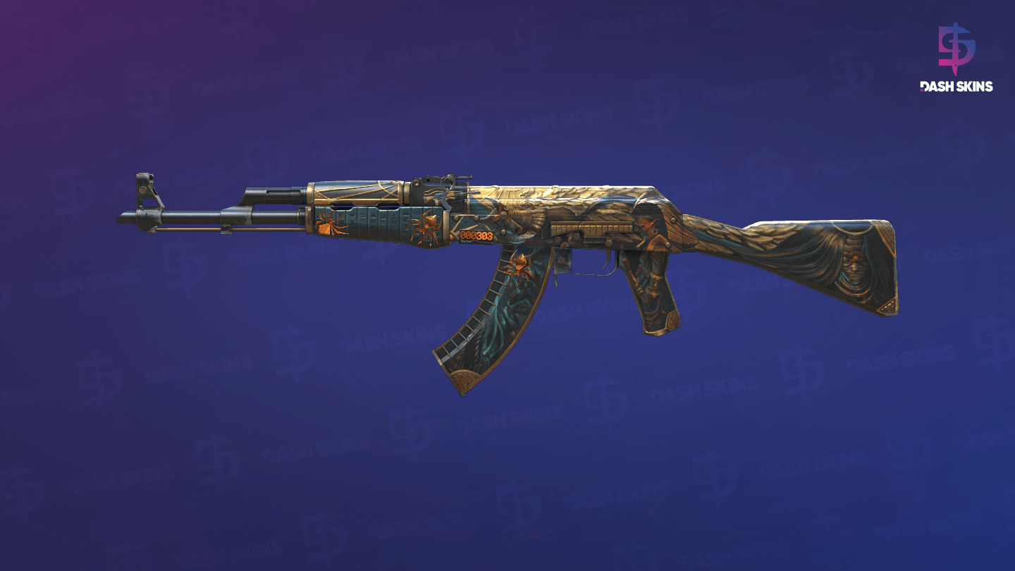 StatTrak™ AK-47 | Legion of Anubis (Minimal Wear) Screenshot Playside