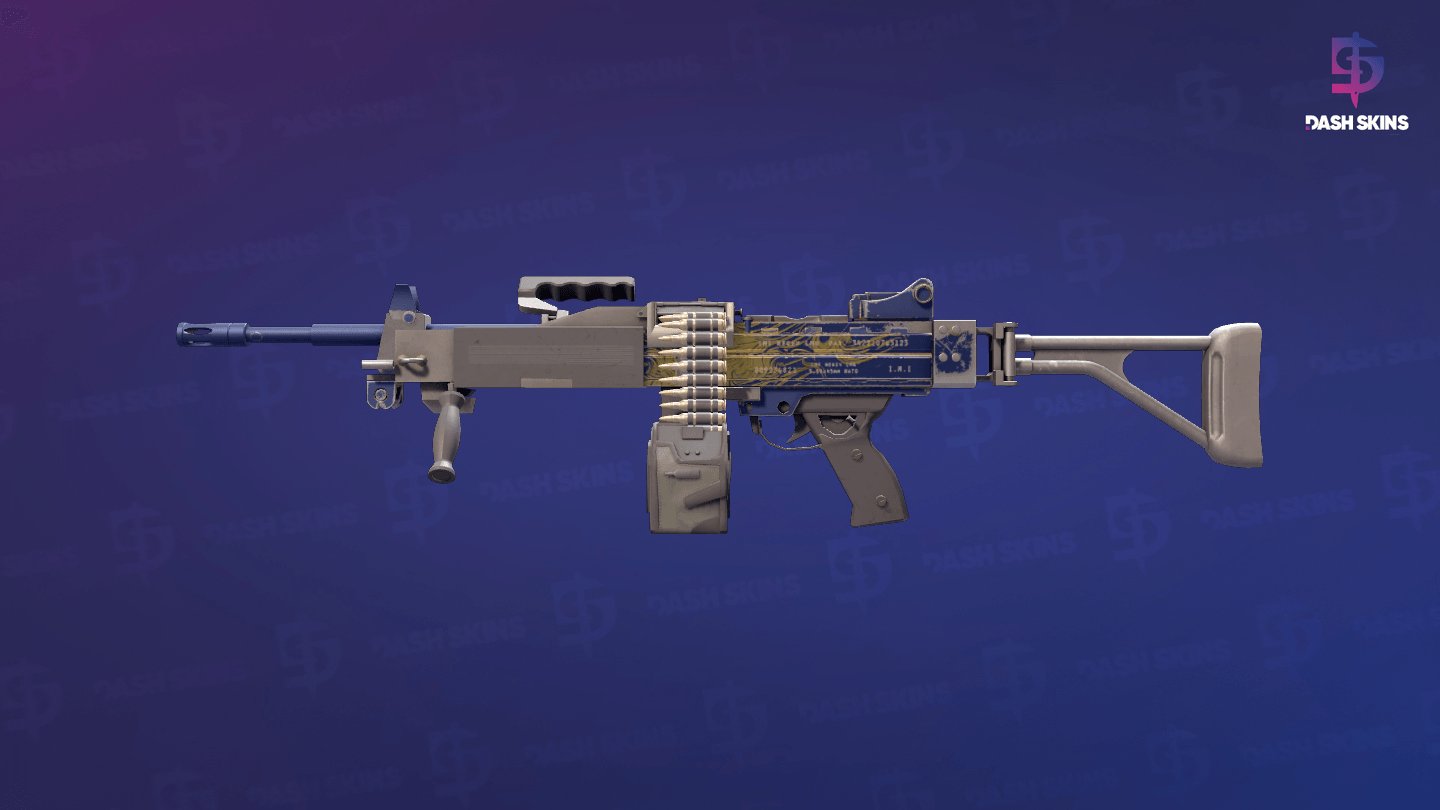 Negev | Man-o'-war (Minimal Wear) Screenshot Playside