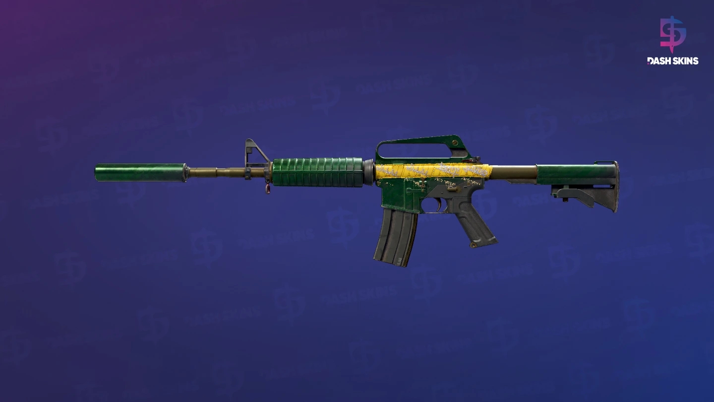 M4A1-S | Electrum (Battle-Scarred) Screenshot Playside