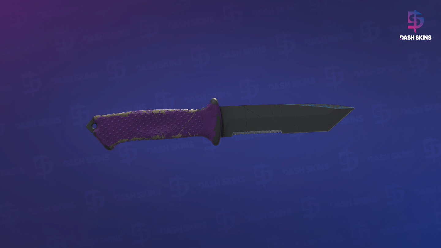 ★ Ursus Knife | Ultraviolet (Battle-Scarred) Screenshot Playside