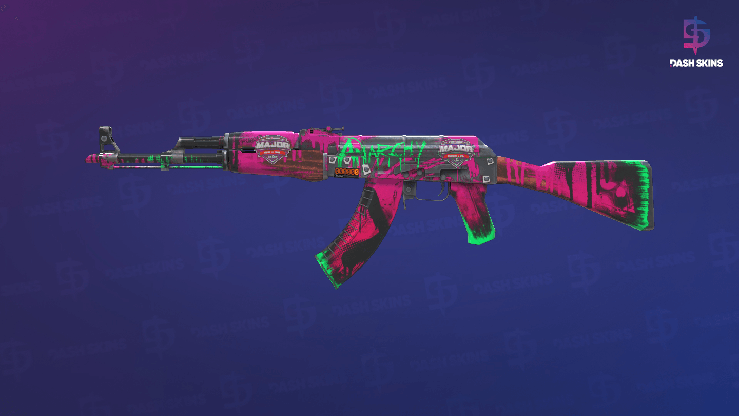 StatTrak™ AK-47 | Neon Revolution (Field-Tested) Screenshot Playside