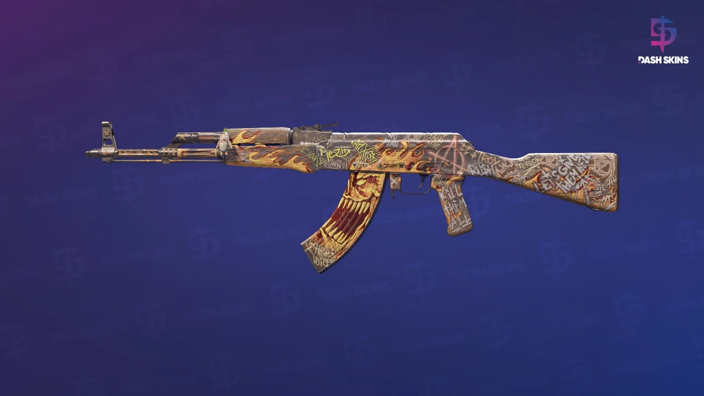 AK-47 | Searing Rage (Field-Tested) Screenshot Playside