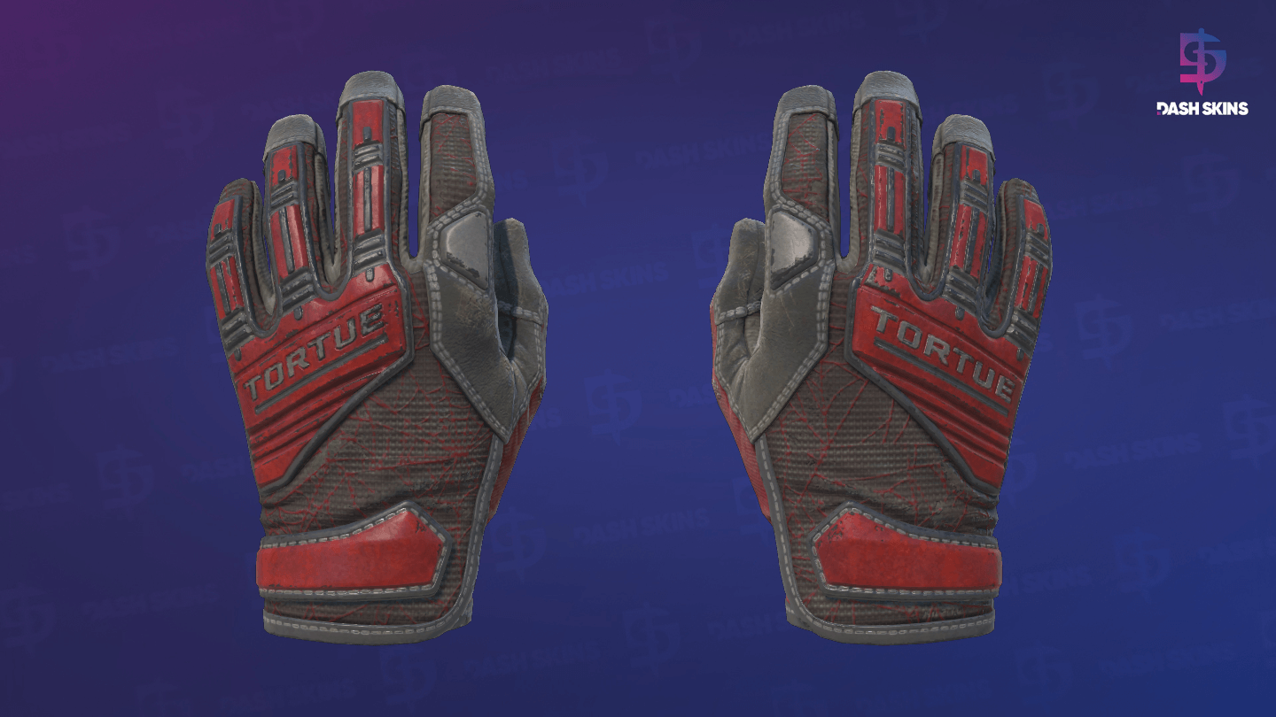 ★ Specialist Gloves | Crimson Web (Well-Worn) Screenshot Playside