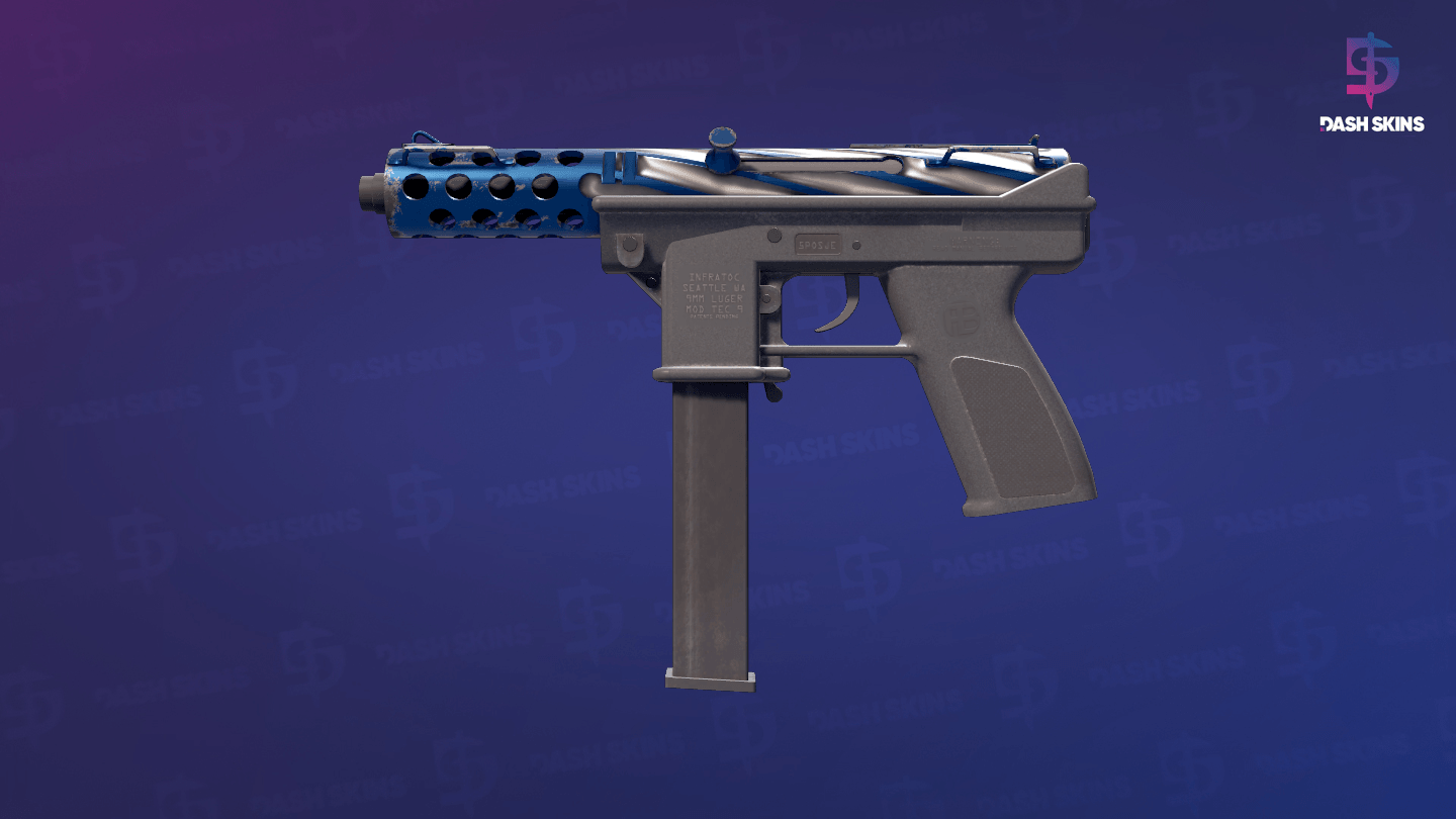 Tec-9 | Titanium Bit (Minimal Wear) Screenshot Playside
