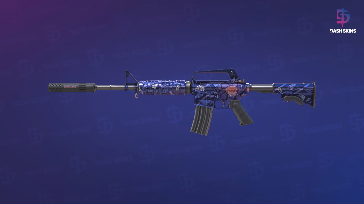M4A1-S | Black Lotus (Minimal Wear) Screenshot Playside