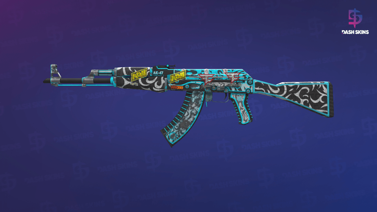 StatTrak™ AK-47 | Frontside Misty (Well-Worn) Screenshot Playside