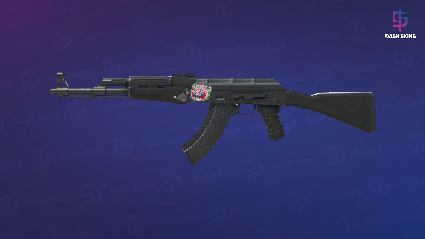 AK-47 | Slate (Well-Worn) Screenshot Playside