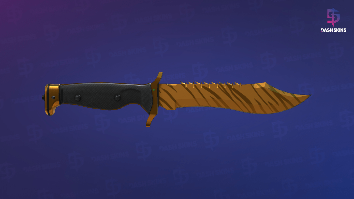 ★ Bowie Knife | Tiger Tooth (Factory New) Screenshot Playside