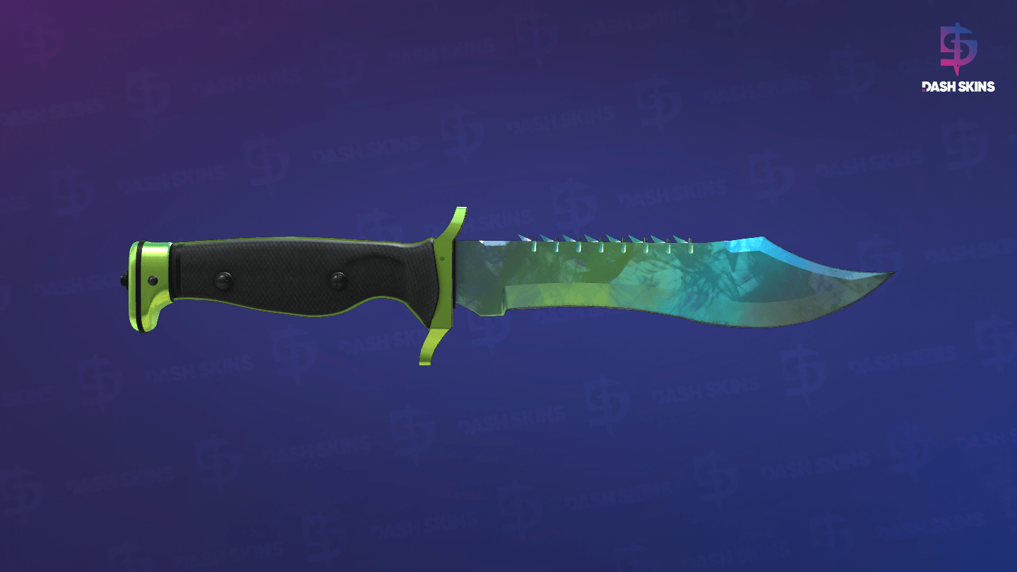 ★ Bowie Knife | Gamma Doppler (Factory New) - Phase 4 Screenshot Playside