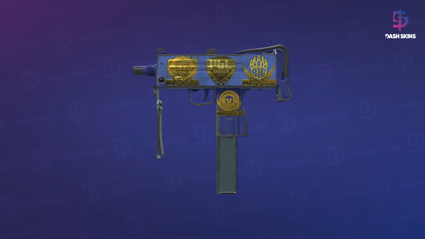 Souvenir MAC-10 | Indigo (Battle-Scarred) Screenshot Playside