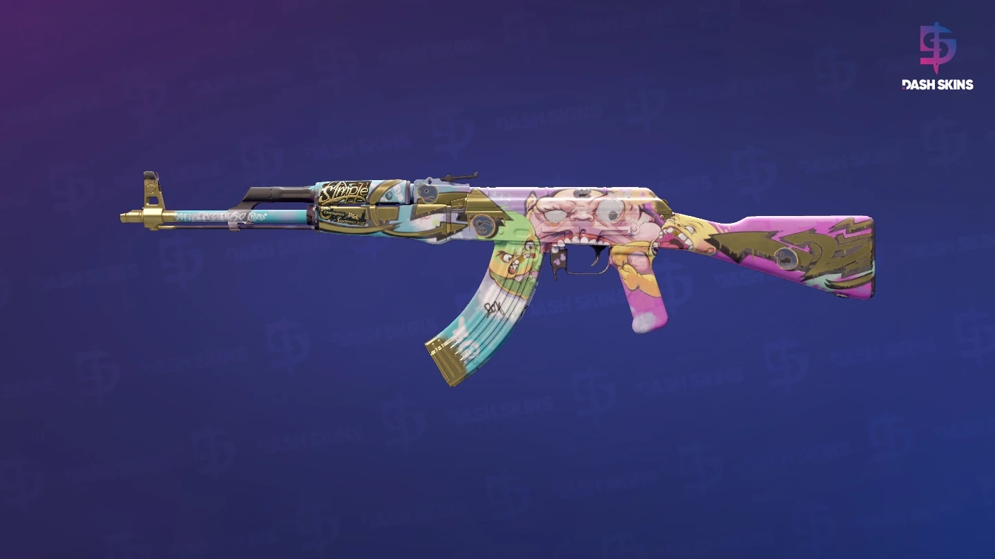AK-47 | B the Monster (Minimal Wear) Screenshot Playside