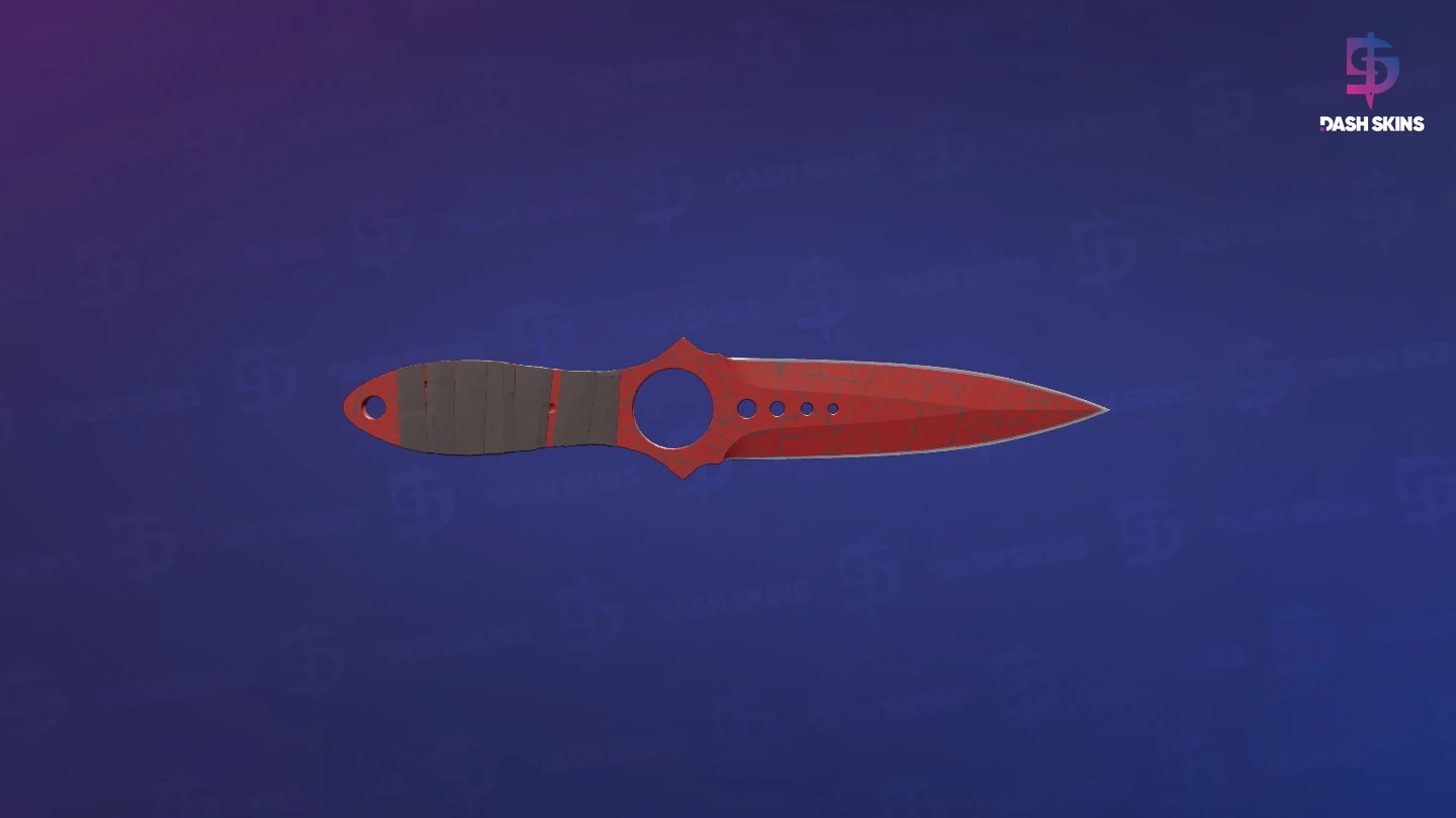 ★ Skeleton Knife | Crimson Web (Minimal Wear) Screenshot Playside