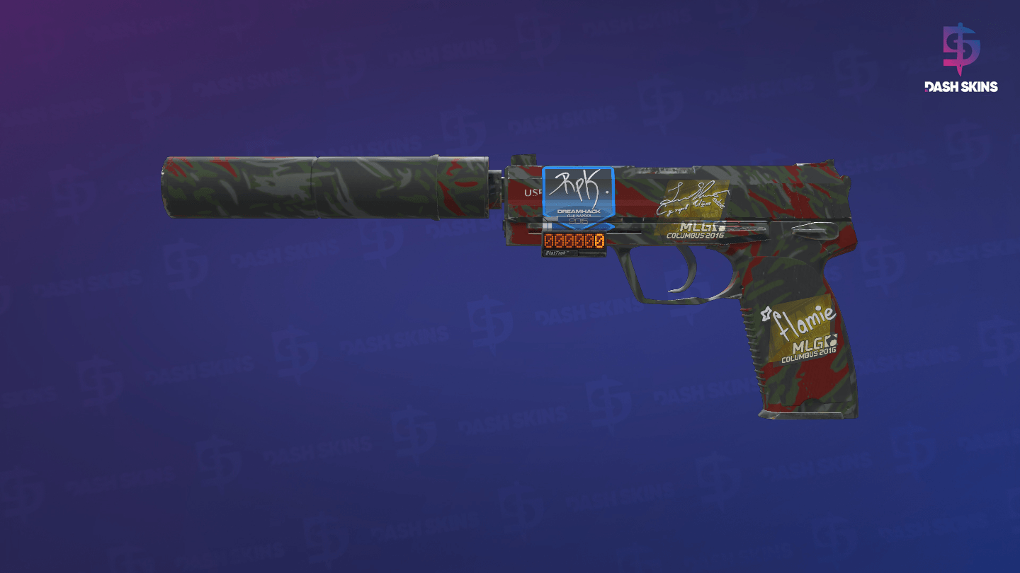 StatTrak™ USP-S | Blood Tiger (Minimal Wear) Screenshot Playside