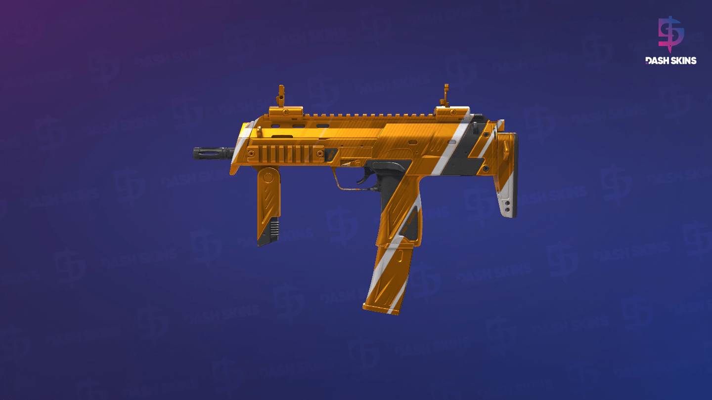 MP7 | Amberline (Minimal Wear) Screenshot Playside