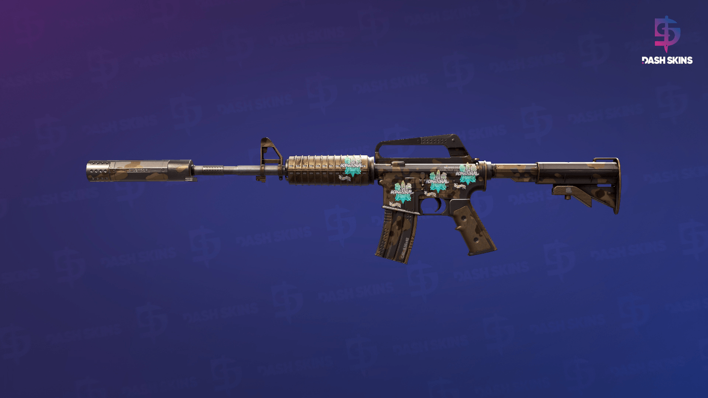 M4A1-S | Mud-Spec (Minimal Wear) Screenshot Playside