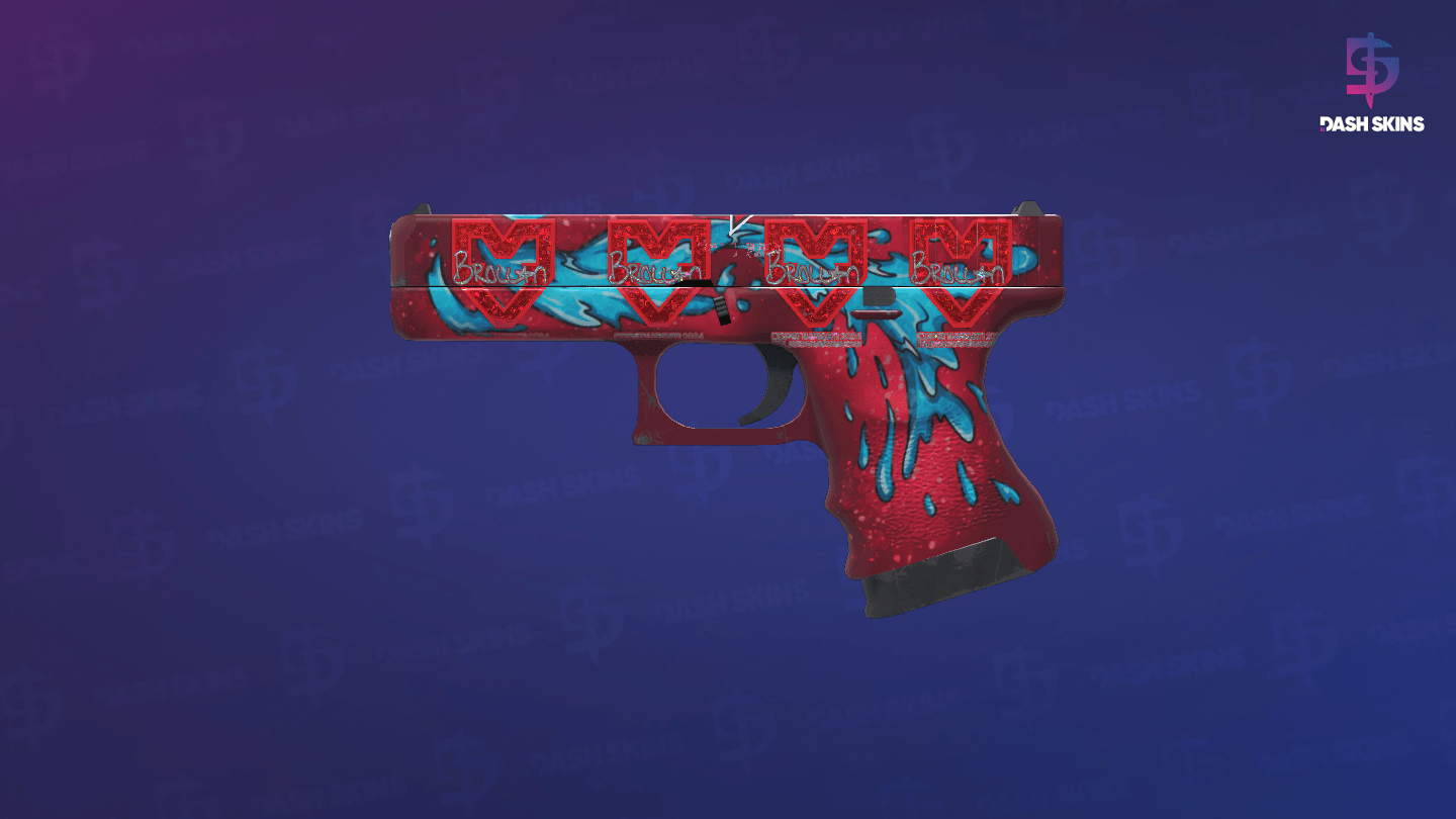 Glock-18 | Water Elemental (Minimal Wear) Screenshot Playside