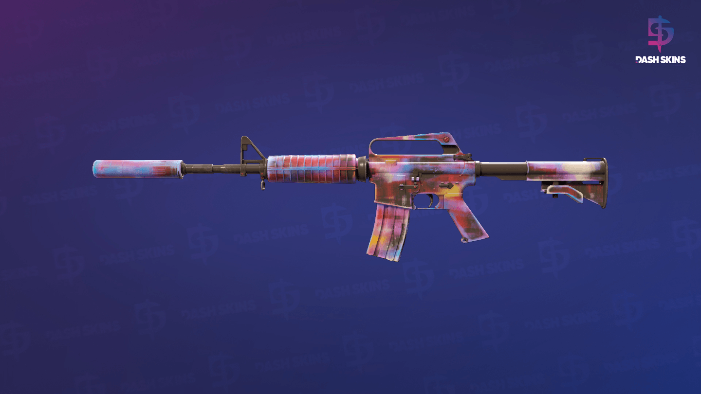 M4A1-S | Glitched Paint (Minimal Wear) Screenshot Playside
