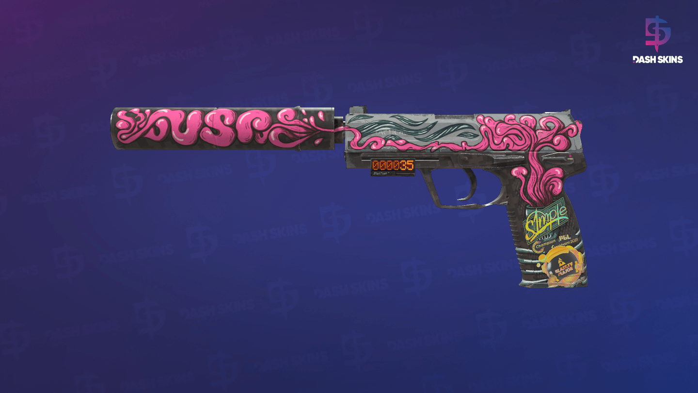 StatTrak™ USP-S | Cortex (Field-Tested) Screenshot Playside
